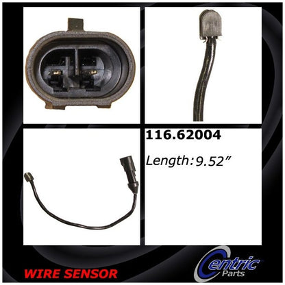 Centric Parts Disc Brake Pad Wear Sensor for 2009-2013 Chevrolet Corvette 116.62004