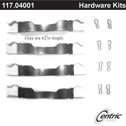 Centric Parts Disc Brake Hardware Kit for OEM Braking Systems 117.04001