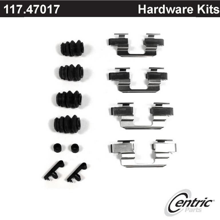 Centric Parts Disc Brake Hardware Kit Premium with Application Specific for 2005-2009 Subaru Legacy 117.47017