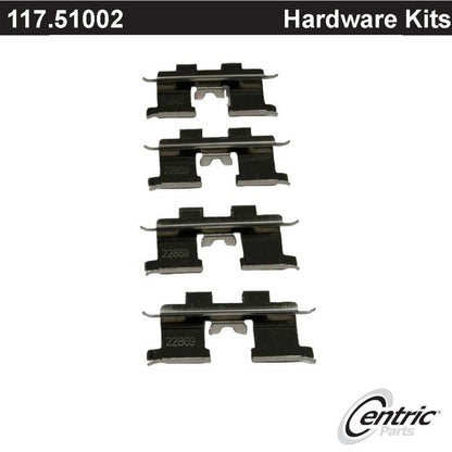 Centric Parts Disc Brake Hardware Kit Premium Application Specific for Hyundai and Kia Models 117.51002