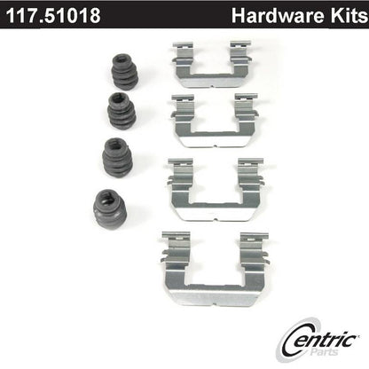 Centric Parts Disc Brake Hardware Kit Premium with Application Specific for 2010-2016 Hyundai Genesis Coupe 2011-2015 Kia Optima 117.51018