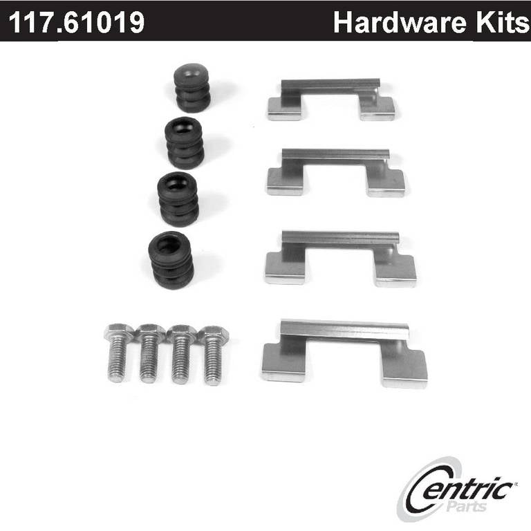 Centric Parts Disc Brake Hardware Kit for 1992-1993 Ford Mustang Taurus Thunderbird Lincoln Continental Mark VII Mercury Cougar Sable 117.61019
