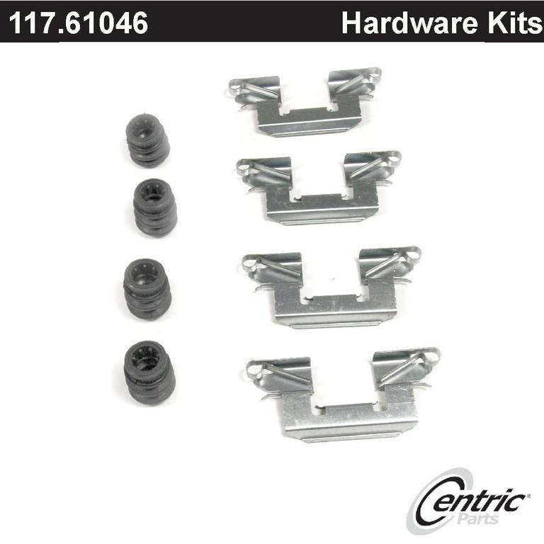 Centric Parts Disc Brake Hardware Kit for Ford Fiesta 2011-2019 Mazda 2 2011-2015 Suzuki Swift 2013-2015 117.61046