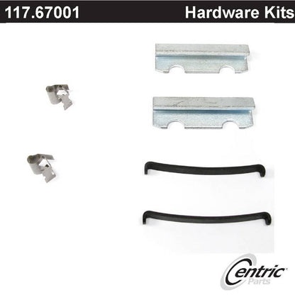 Centric Parts Disc Brake Hardware Kit with Quiet Braking for OEM Performance 117.67001