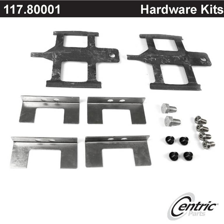 Centric Parts Disc Brake Hardware Kit with Full Premium Application Specific for Perfect Fit and Function 117.80001