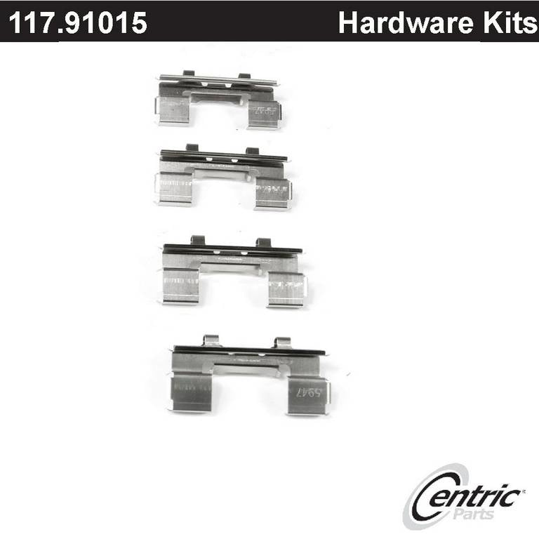 Centric Parts Disc Brake Hardware Kit with Quiet Braking for 117.91015