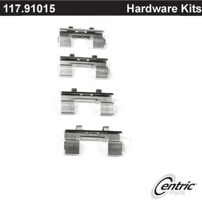 Centric Parts Disc Brake Hardware Kit with Quiet Braking for 117.91015