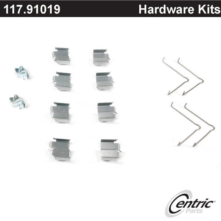 Centric Parts Disc Brake Hardware Kit Premium with Quiet Operation 117.91019