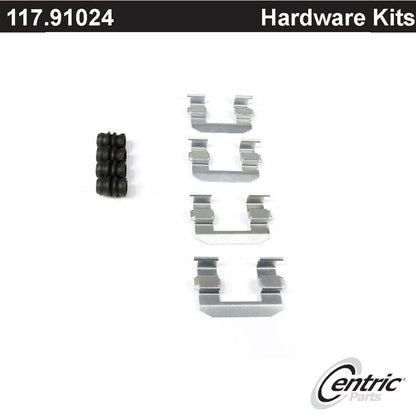 Centric Parts Disc Brake Hardware Kit with Quiet Braking Performance for 117.91024