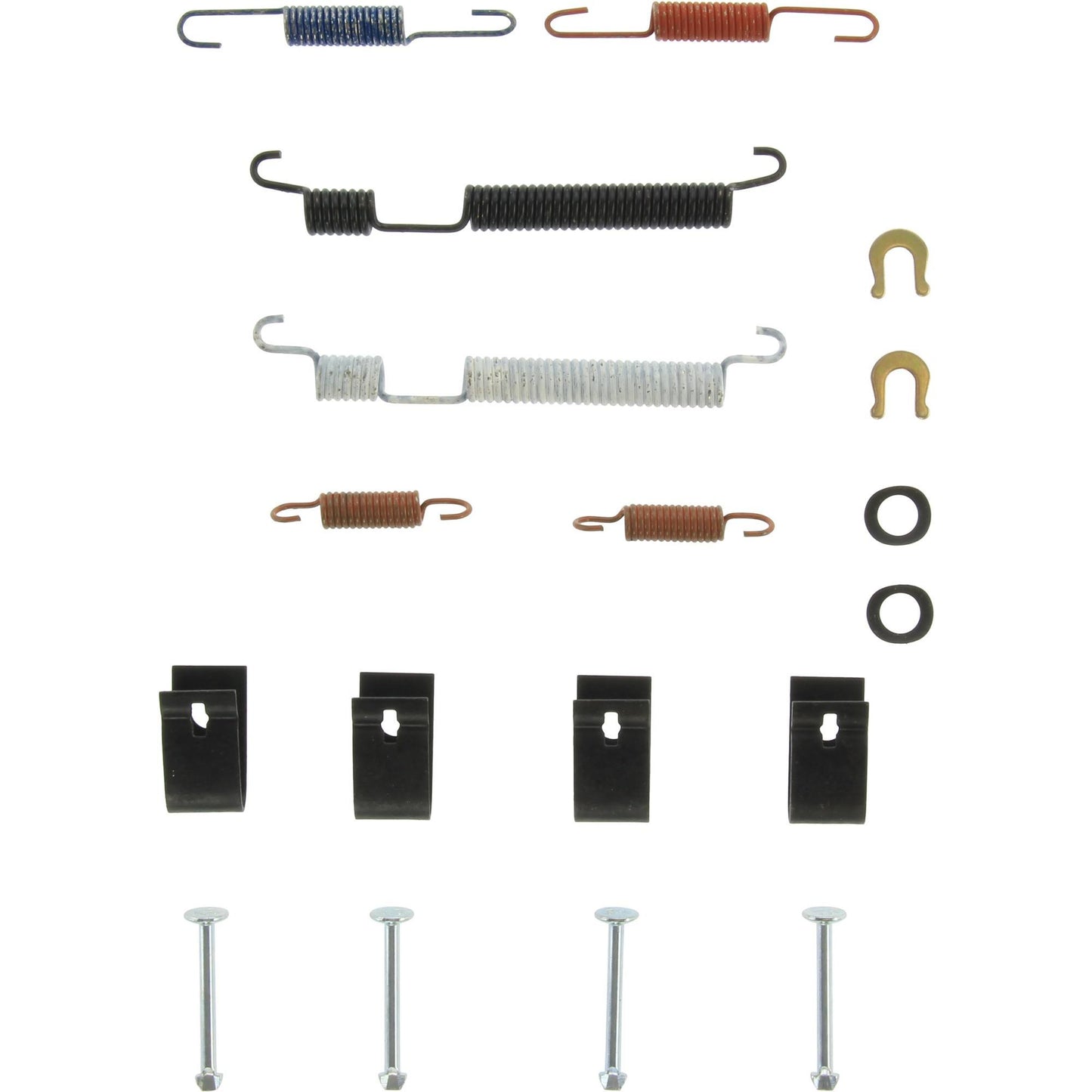 Centric Parts Drum Brake Hardware Kit for 1984-1995 Honda Civic, 1993-1997 Civic del Sol, 1988-1991 CRX 118.40007