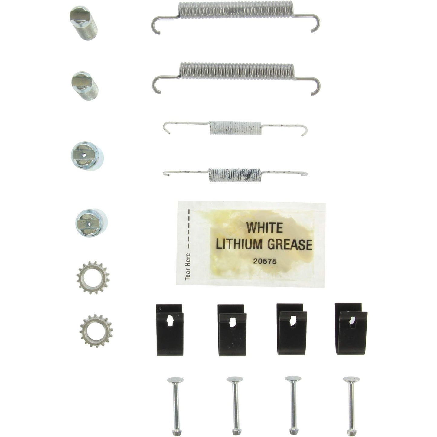 Centric Parking Brake Hardware Kit for 2010-2004 Infiniti QX56, 2010-2006 Jeep Commander, 2010-2005 Grand Cherokee 118.42024