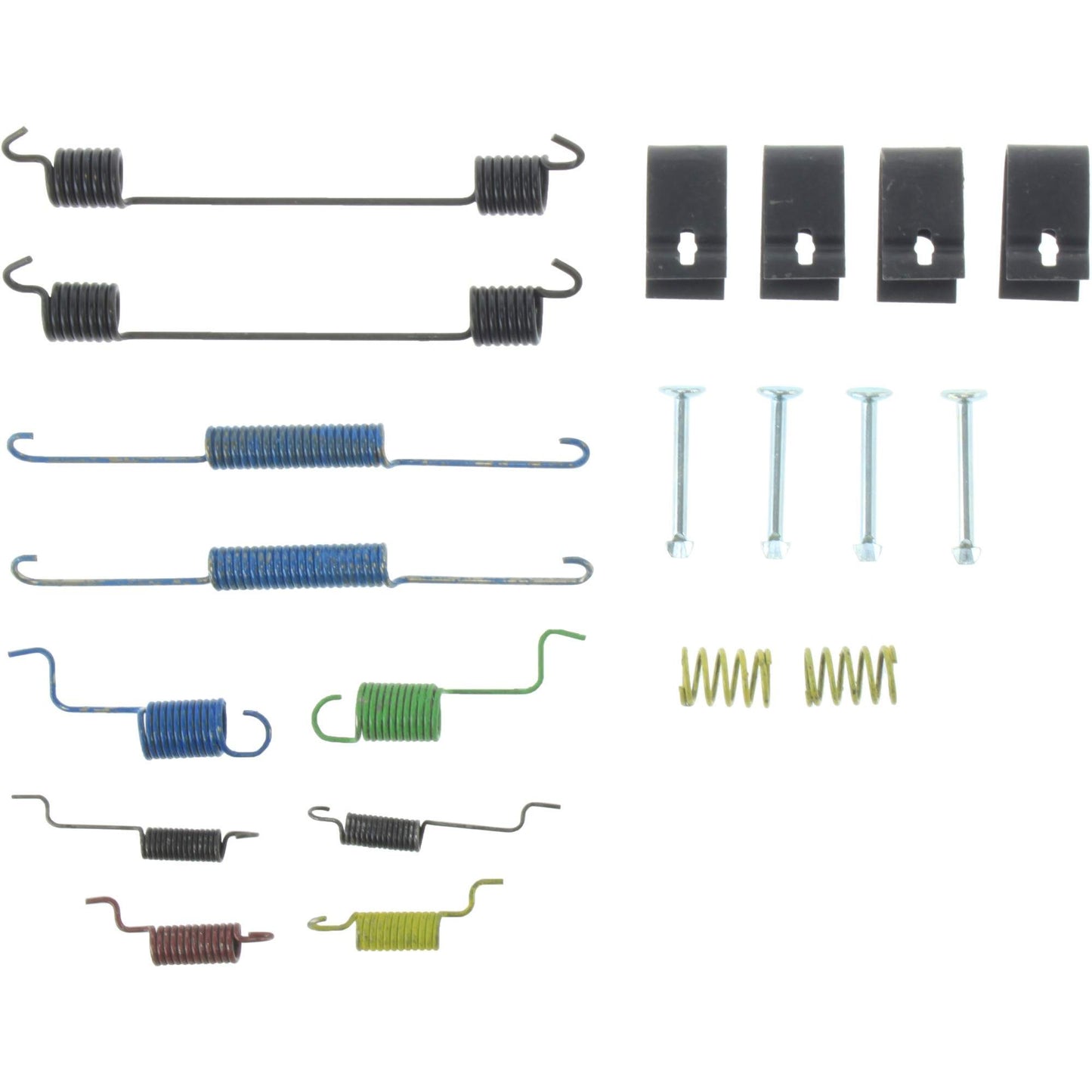 Centric Parts Drum Brake Hardware Kit Premium with Application Specific for 1993-1996 Ford Escort, 1992-1995 Mazda 323, 1992-1996 MX-3, 1992-1998 Protege, 1993-1996 Mercury Tracer 118.45008
