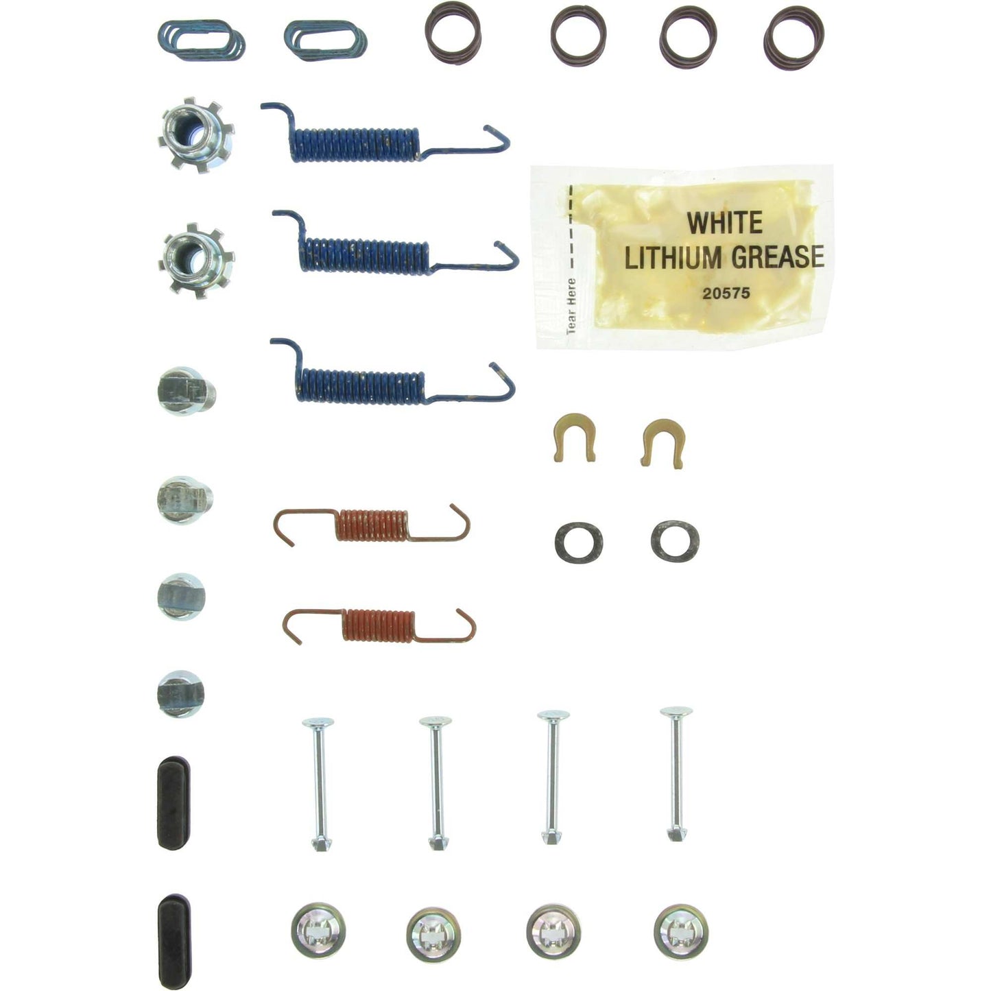 Centric Parts Parking Brake Hardware Kit with Quiet Operation for 1992-2006 Mitsubishi Montero 118.46016