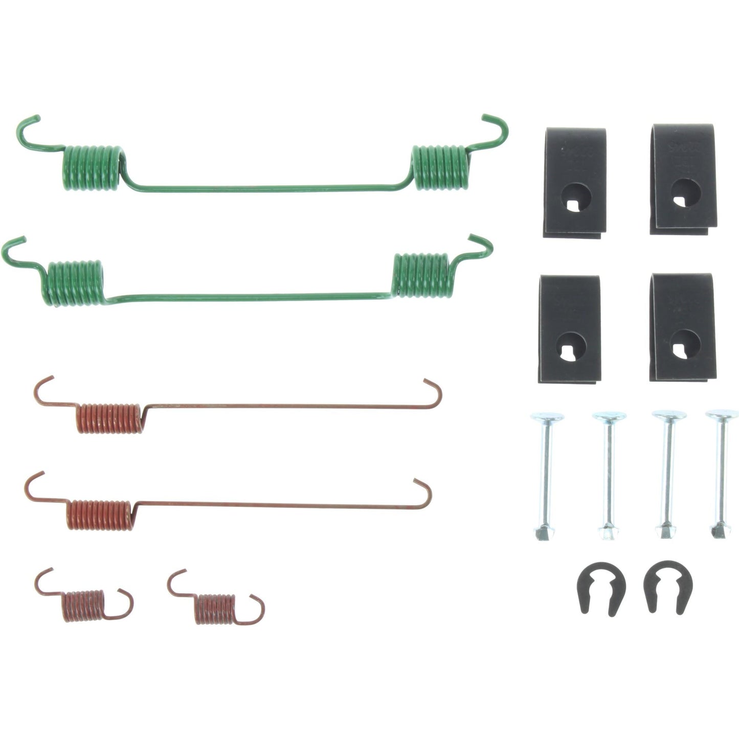 Centric Parts Drum Brake Hardware Kit with Quiet Braking for 1996-1998 Chevrolet Tracker Geo Tracker Suzuki Sidekick X‑90 118.48006