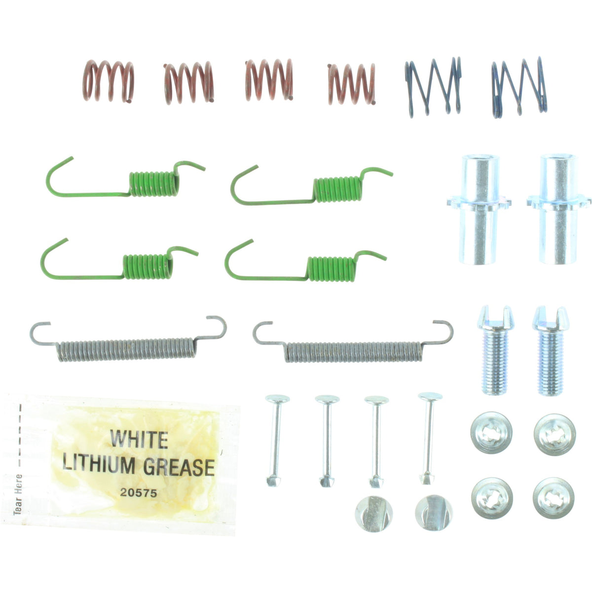 Centric Parts Parking Brake Hardware Kit for 2006-2008 Hyundai Accent, 2006-2011 Kia Rio with OEM fit Part 118.50007