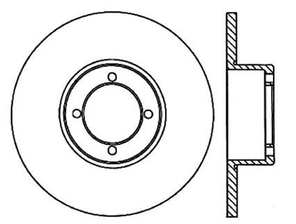 StopTech Premium Cryostop Rotor; Front