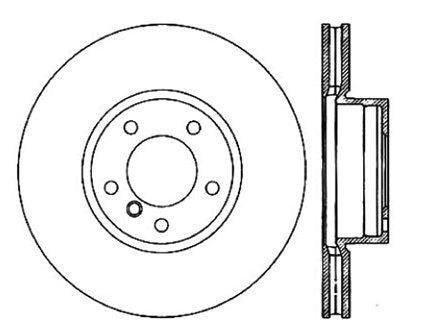 StopTech Premium Cryostop Rotor; Front