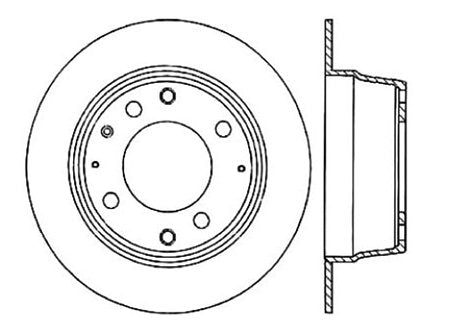 StopTech Premium Cryostop Rotor; Rear