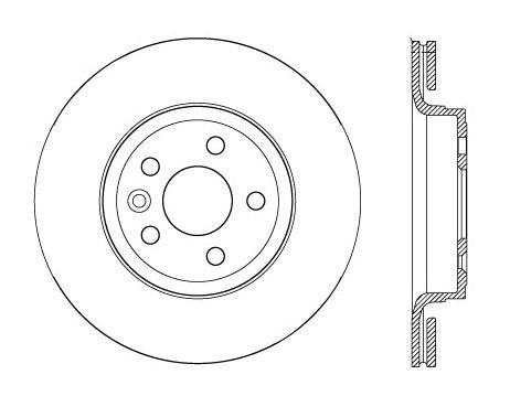 StopTech Premium Cryostop Rotor; Rear