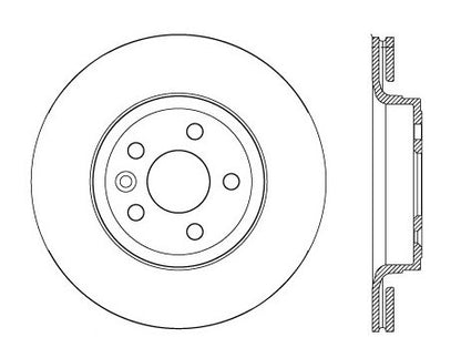 StopTech Premium Cryostop Rotor; Rear