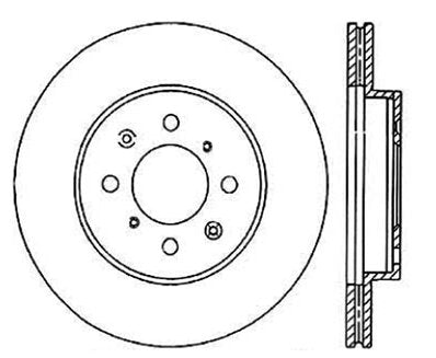 StopTech Premium Cryostop Rotor; Front