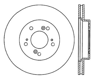 StopTech Premium Cryostop Rotor; Front