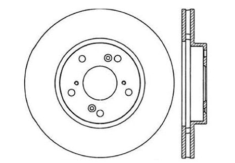 StopTech Premium Cryostop Rotor; Front