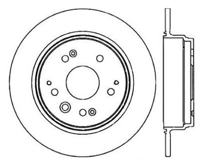 StopTech Premium Cryostop Rotor; Rear
