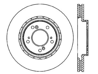 StopTech  Premium Cryostop Rotor; Front