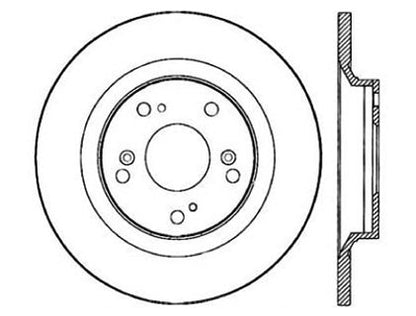 StopTech Premium Cryostop Rotor; Rear