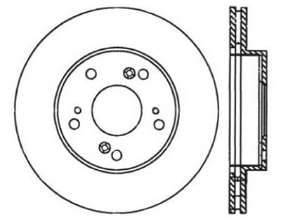 StopTech Premium Cryostop Rotor; Front
