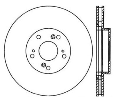 StopTech Premium Cryostop Rotor; Front