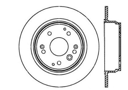 StopTech Premium Cryostop Rotor; Rear