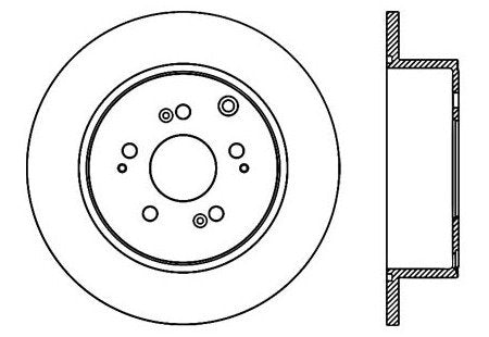 StopTech Premium Cryostop Rotor; Rear