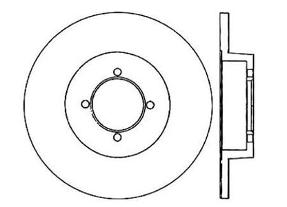 StopTech Premium Cryostop Rotor; Front