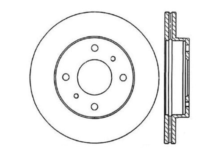 StopTech Premium Cryostop Rotor; Front