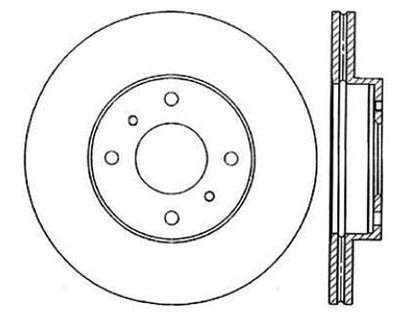 StopTech Premium Cryostop Rotor; Front