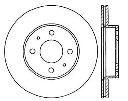 StopTech Premium Cryostop Rotor; Front