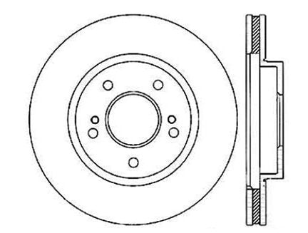 StopTech Premium Cryostop Rotor; Front