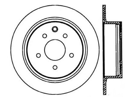 StopTech Premium Cryostop Rotor; Rear