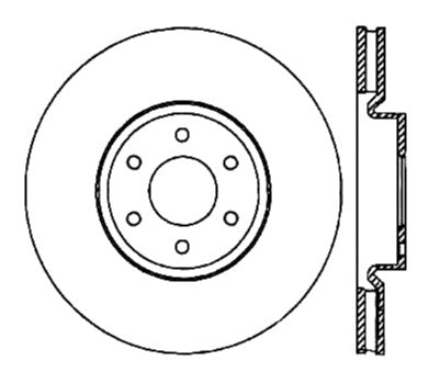 StopTech Premium Cryostop Rotor; Front