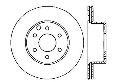 StopTech Premium Cryostop Rotor; Rear