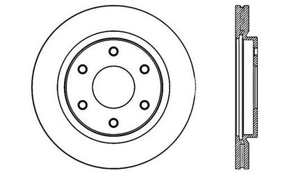 StopTech Premium Cryostop Rotor; Front