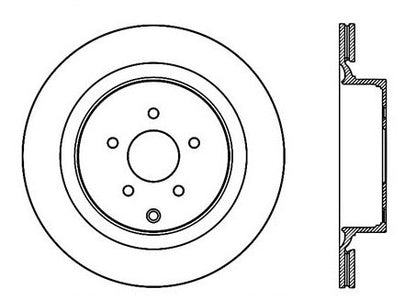 StopTech  Premium Cryostop Rotor; Rear