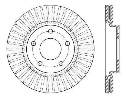 Centric Parts Disc Brake Rotor Premium with E-Coat anti-corrosive 120.42115