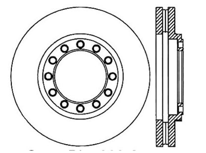 StopTech Premium Cryostop Rotor; Front