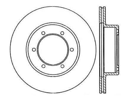 StopTech Premium Cryostop Rotor; Front