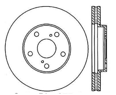 StopTech Premium Cryostop Rotor; Front