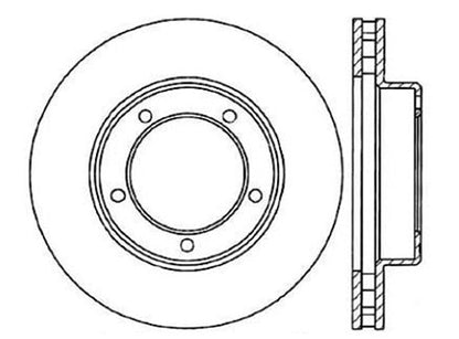 StopTech Premium Cryostop Rotor; Front