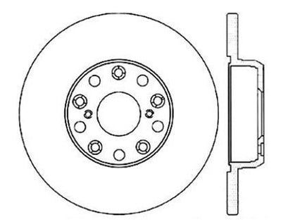 StopTech Premium Cryostop Rotor; Rear